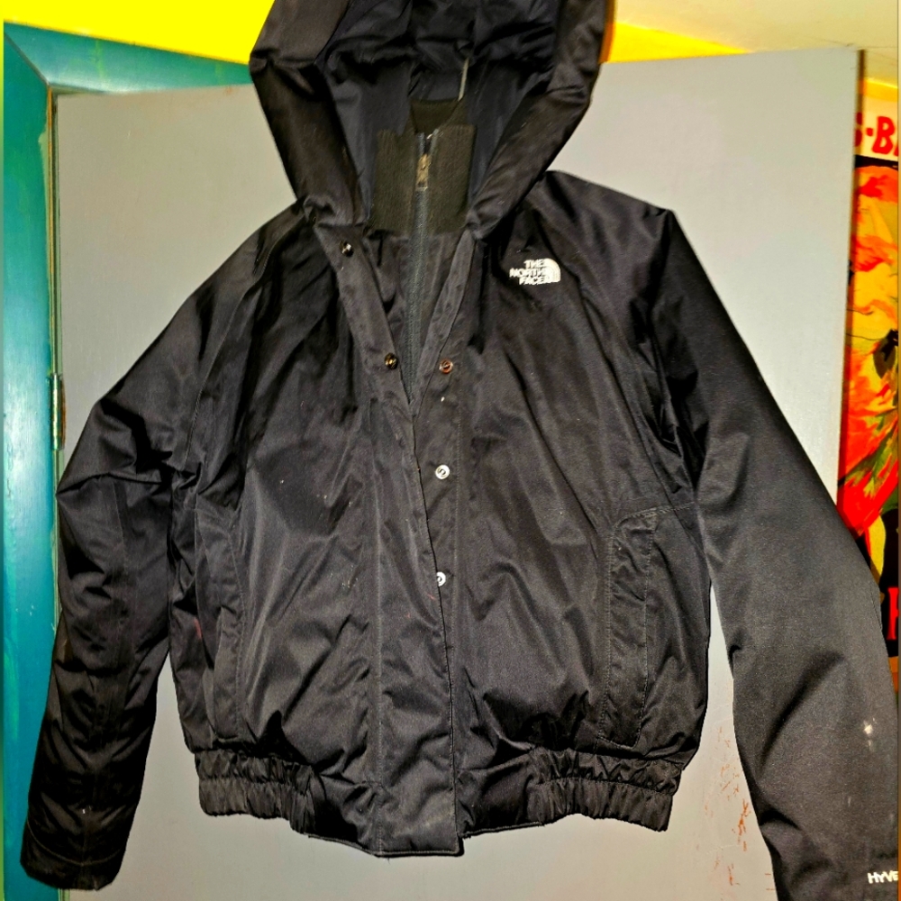 Nuptse puffer jacket The North Face Black Hooded Jacket